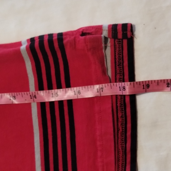 Boys Long Sleeve Collar Shirt Size: XS/XCH (4-5) Red black & Gray striped - Picture 5 of 11